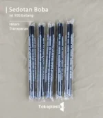 sedotan-boba-warna-hitam-dan-transparan-oxo-isi-100-tokoplastik-Spk-optiwebp