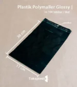 Plastik-Polymailer-Emi-Glossy-Hitam-Untuk-Packing-Uk-17x30-Tokoplastik-Spk