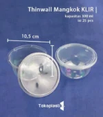 Thinwall-Mangkok-KLIR-300-ml-bening-tokoplastik-Spk